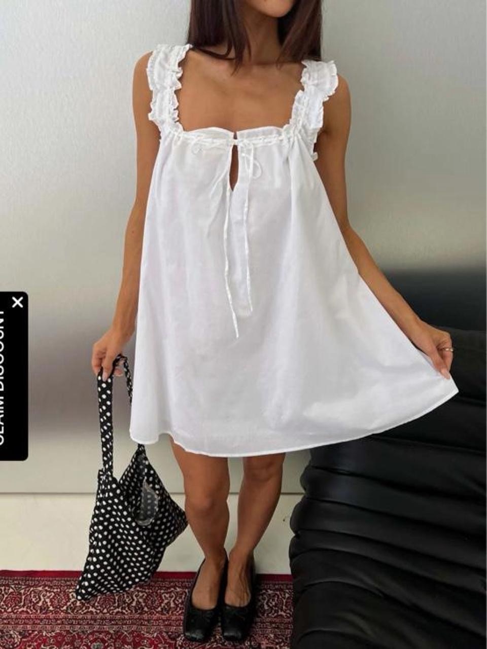 Princess Polly Swing White Mini Dress